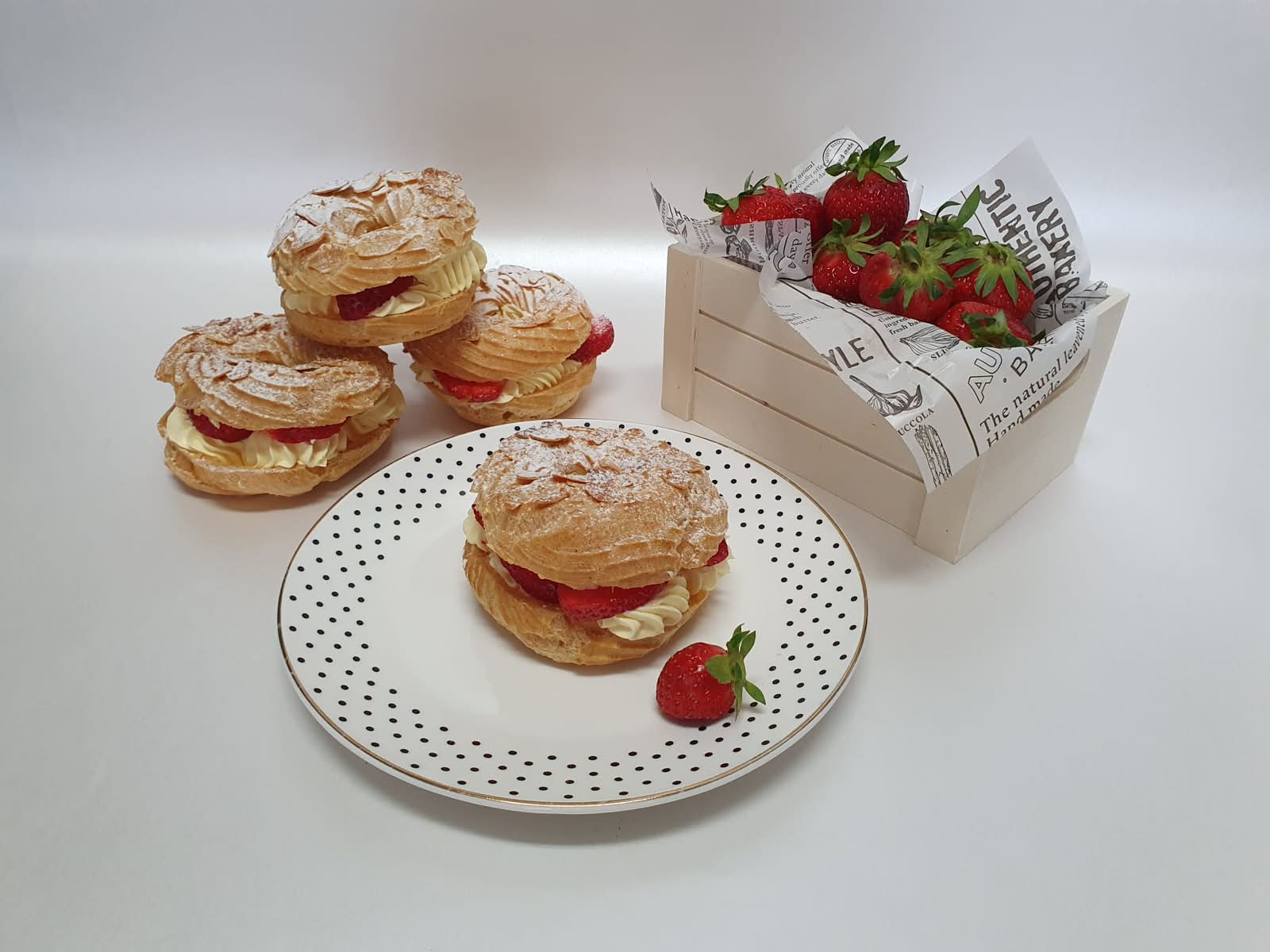 French pastries at Kavana Dora